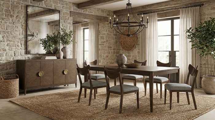 Clarksburg Walnut 7-Piece Dining Room Set - Image 2