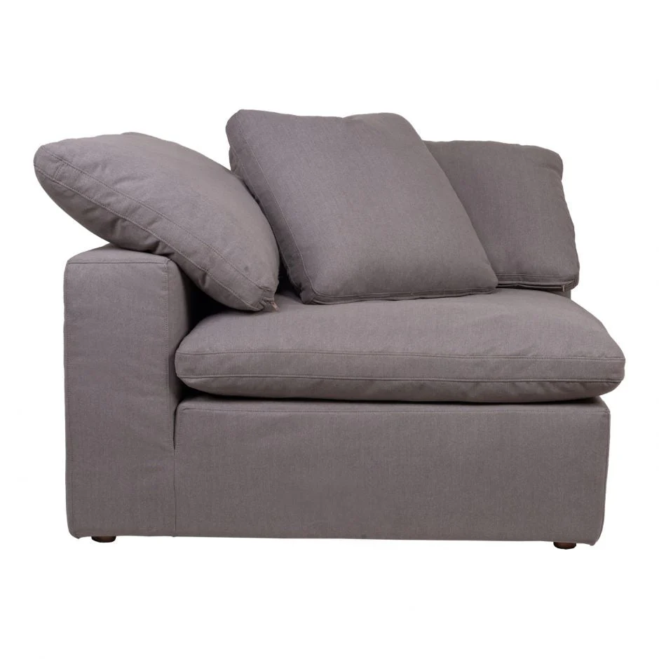 Clay Corner Chair Light Grey - Image 6