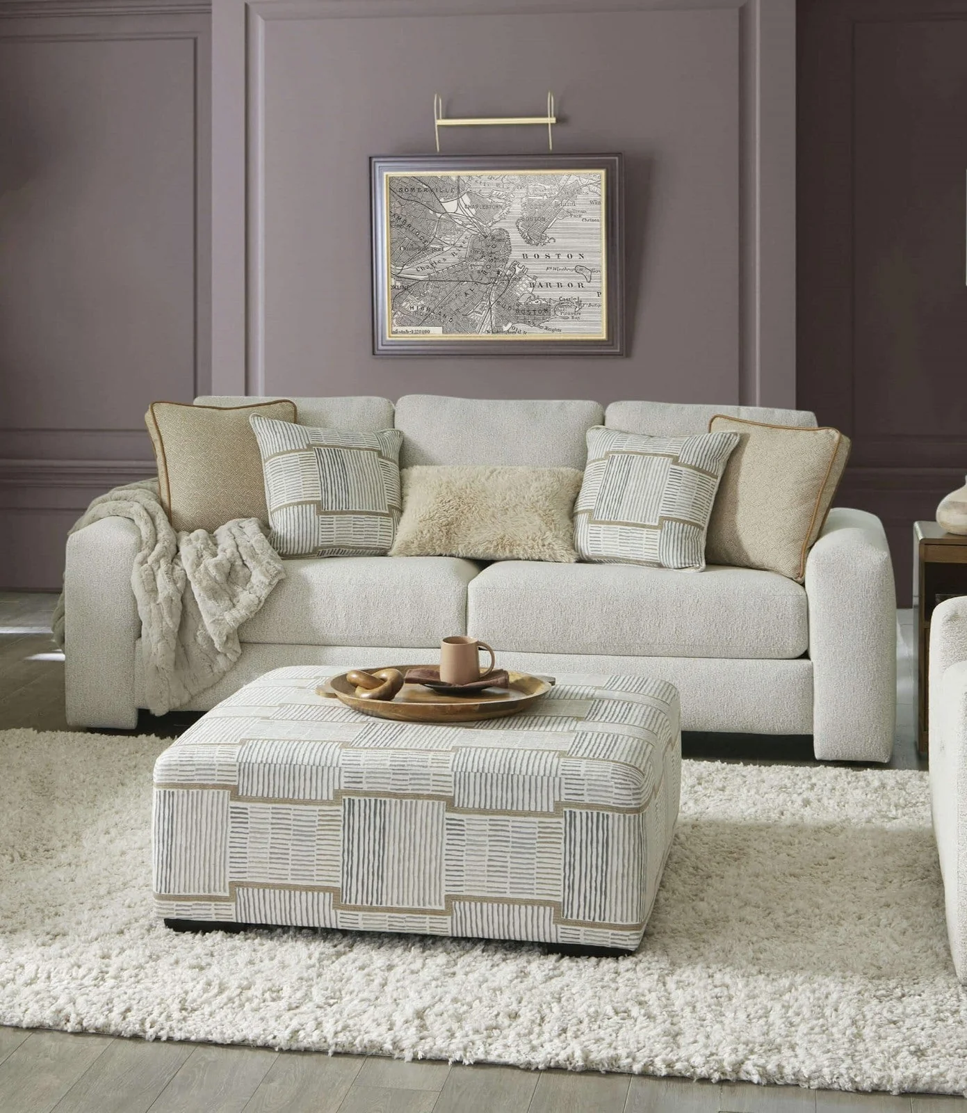 Cochrane Cream/Beige Sofa & Loveseat - Image 2