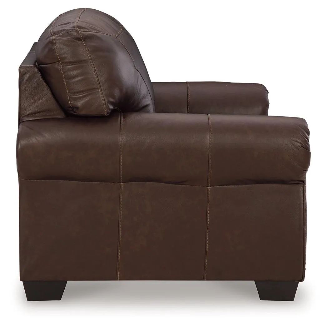 Colleton Dark Brown Loveseat - Image 3