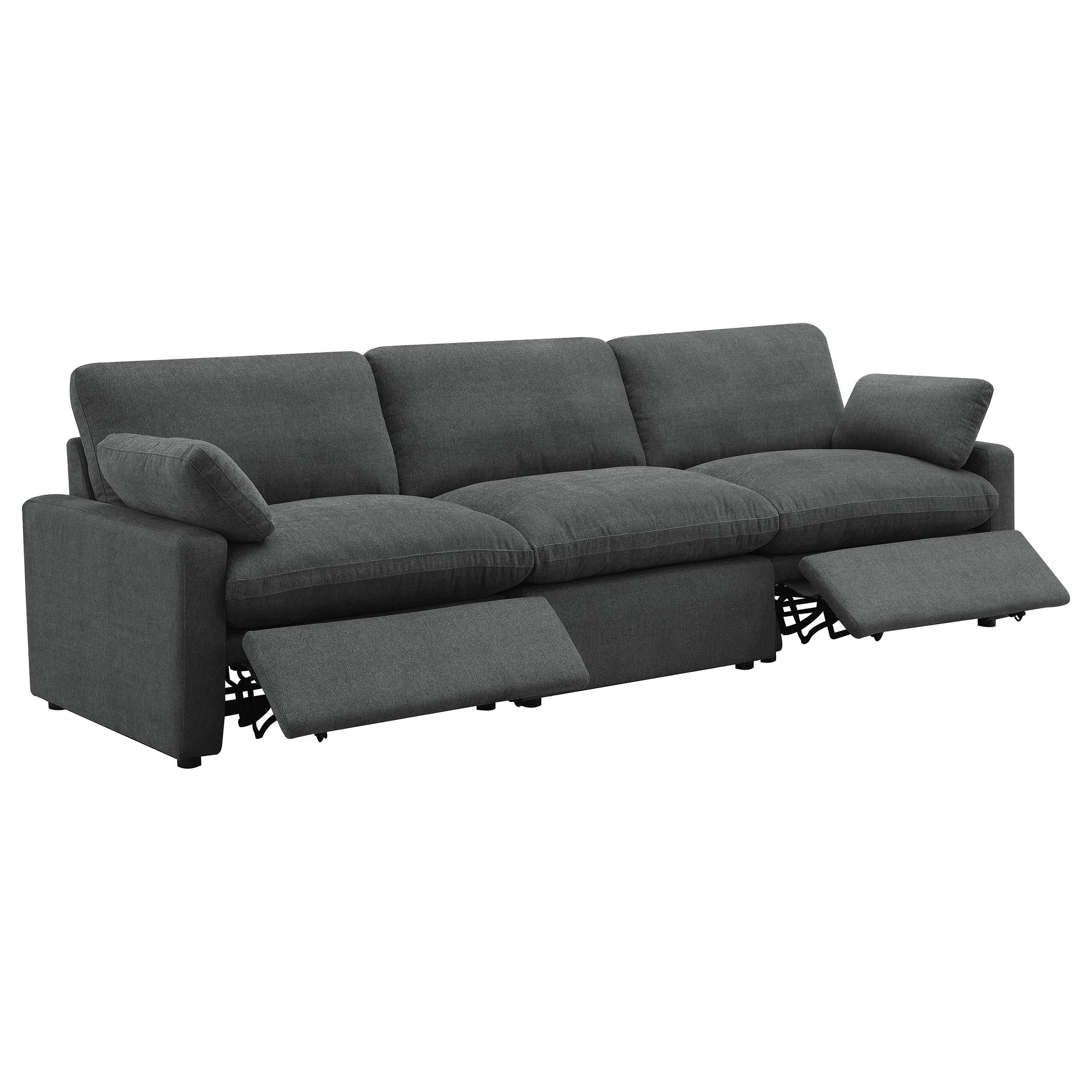 Collins Dark Gray Modular Power Reclining Sofa - Image 6