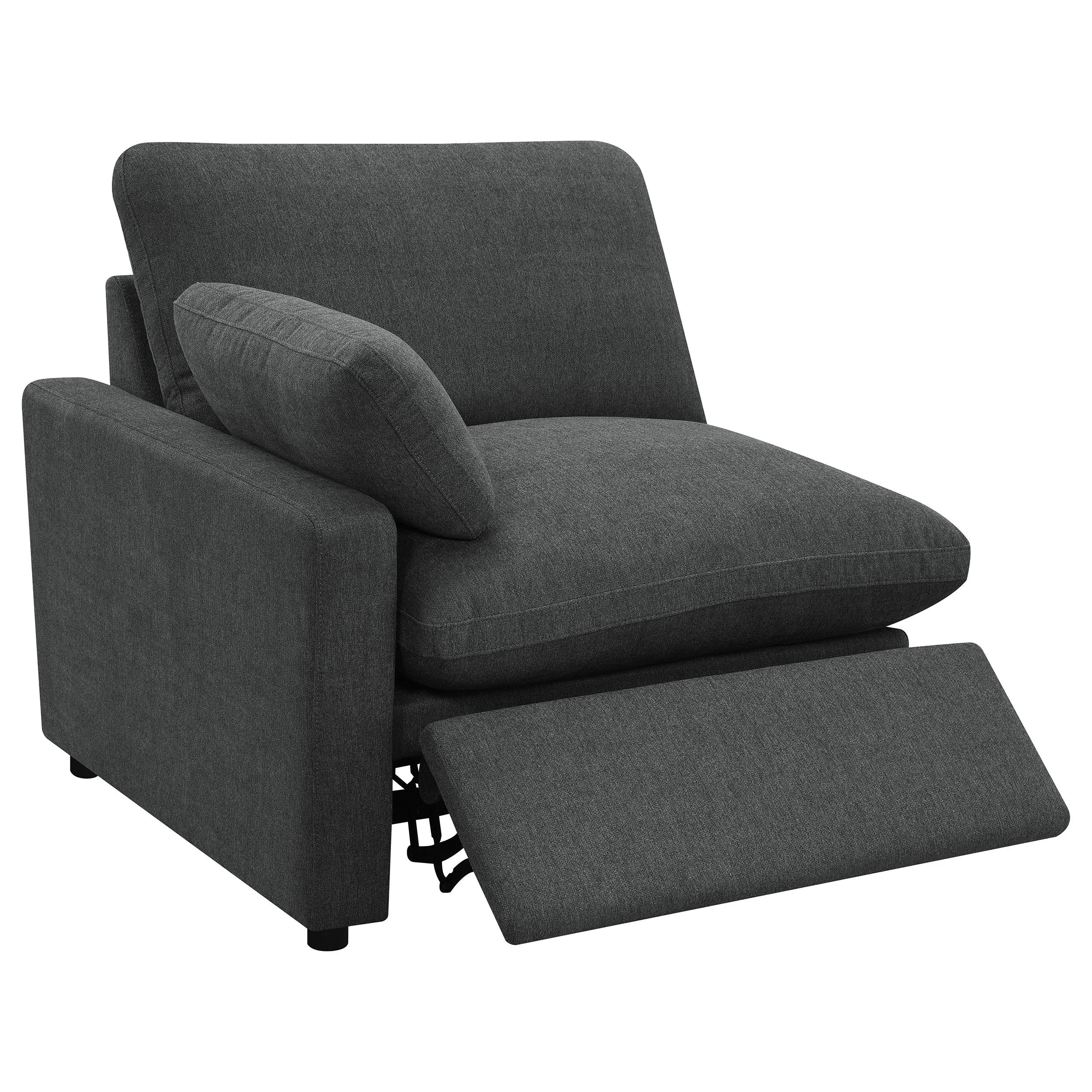 Collins Dark Gray Modular Power Reclining Sofa - Image 9