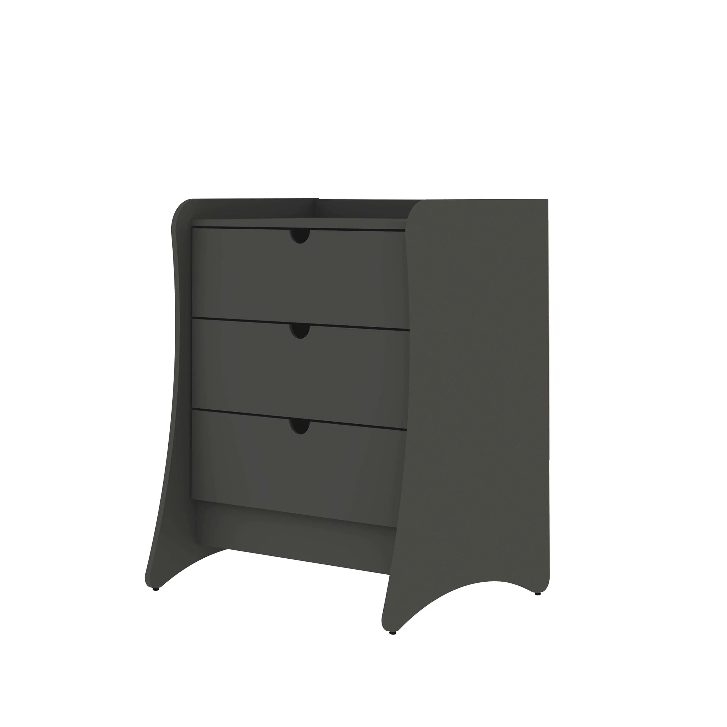 Coney 2-Piece Dresser and Nightstand in Grey - Image 9