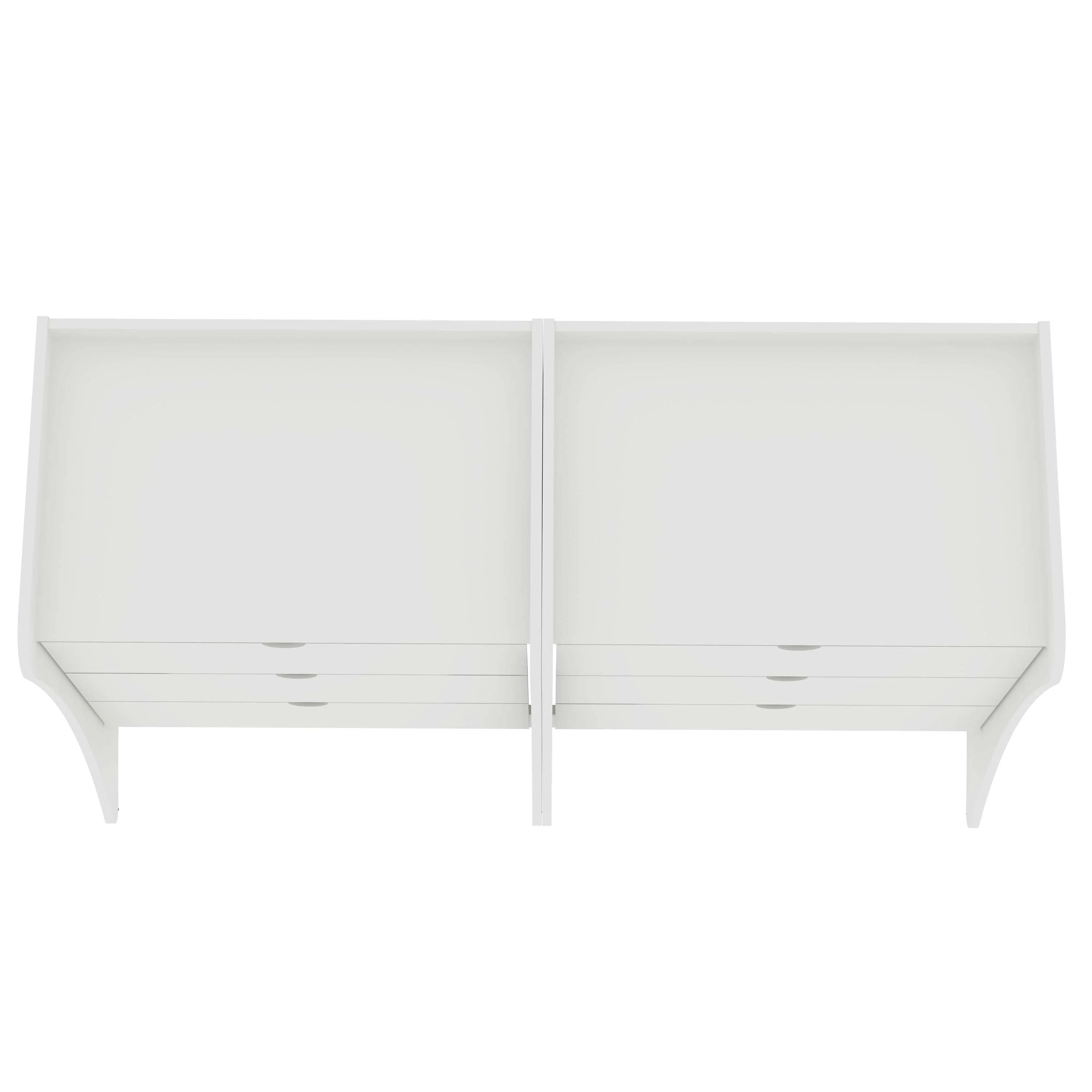 Coney Dresser in White (set of 2) - Image 10