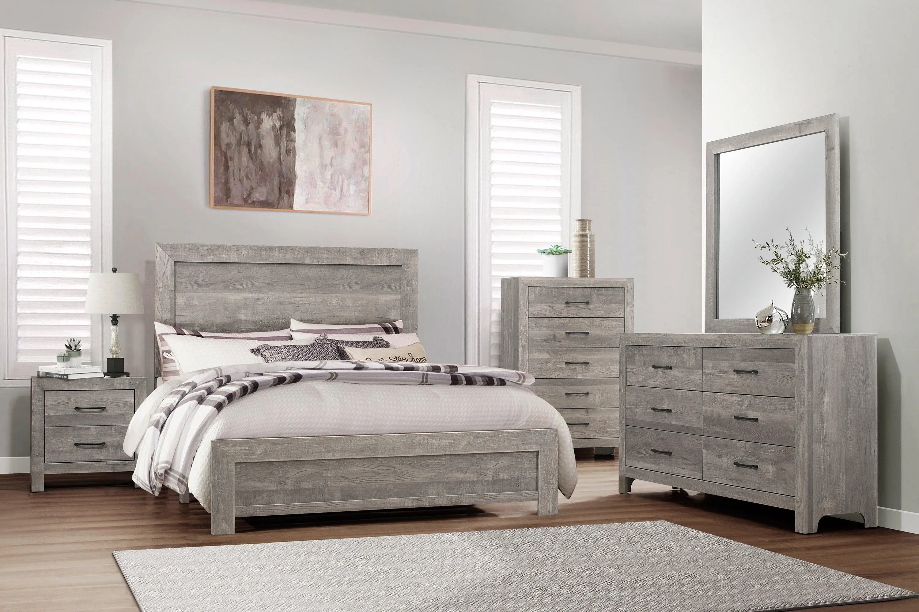 Corbin Gray Nightstand - Image 2