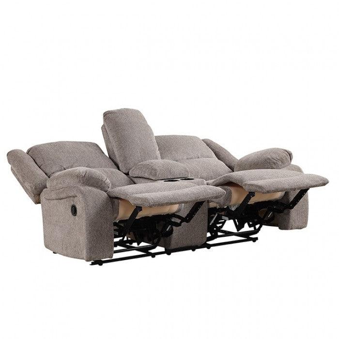 Cosimo Mocha Manual Loveseat - Image 2