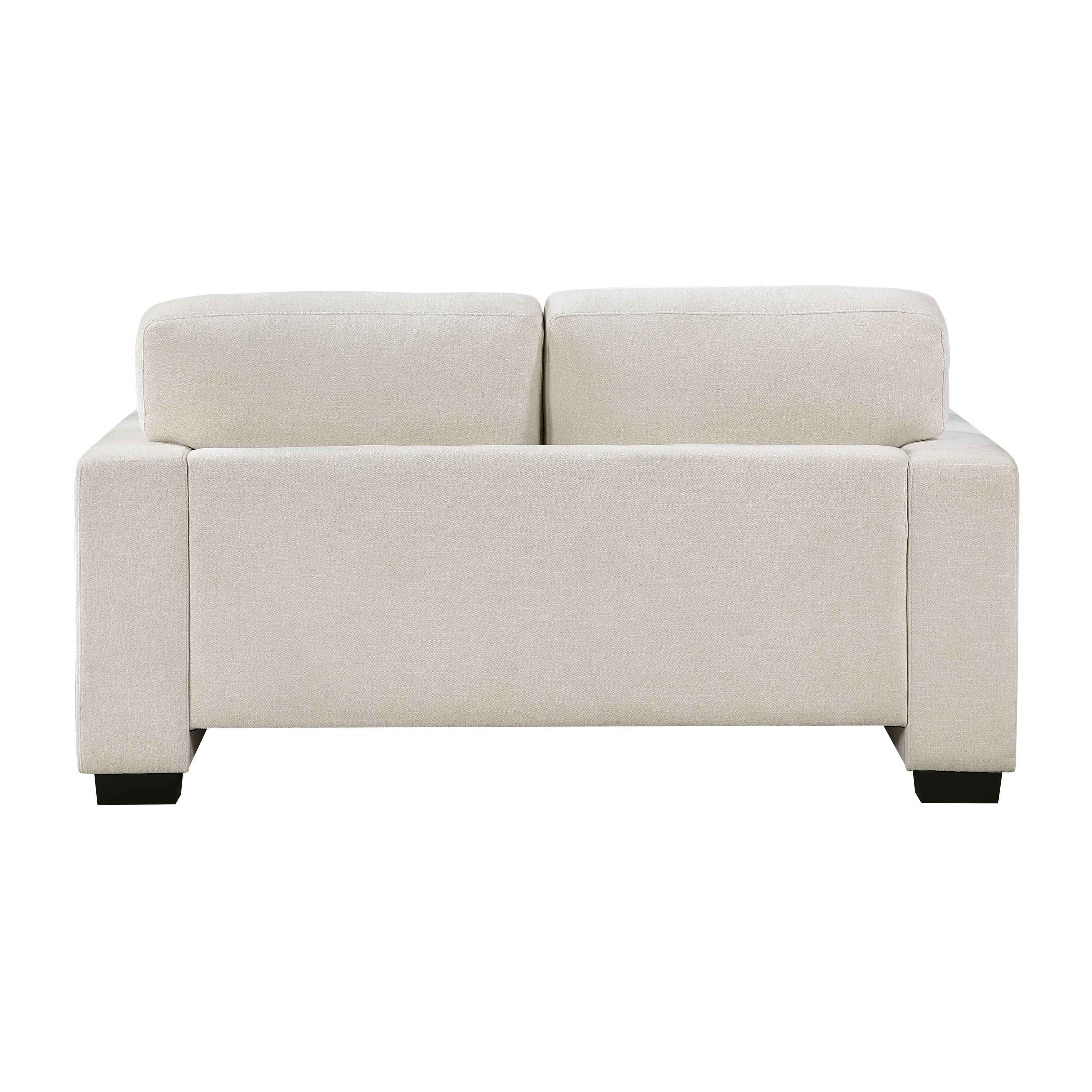Cove Beige Loveseat - Image 4