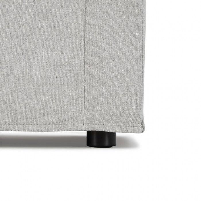Crayford Light Gray Loveseat - Image 3