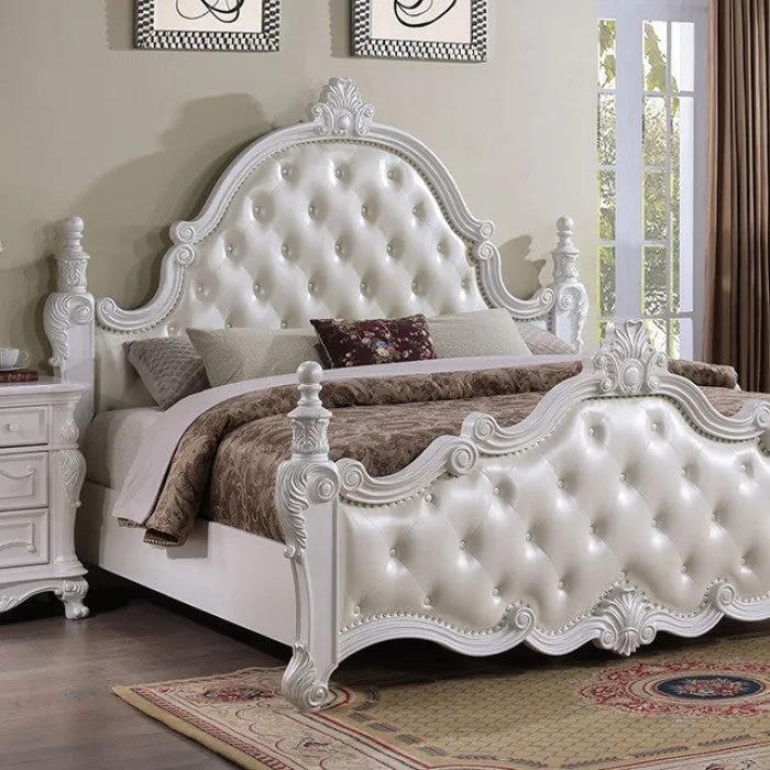 Cremona White 5-Piece Queen Bedroom Set - Image 2