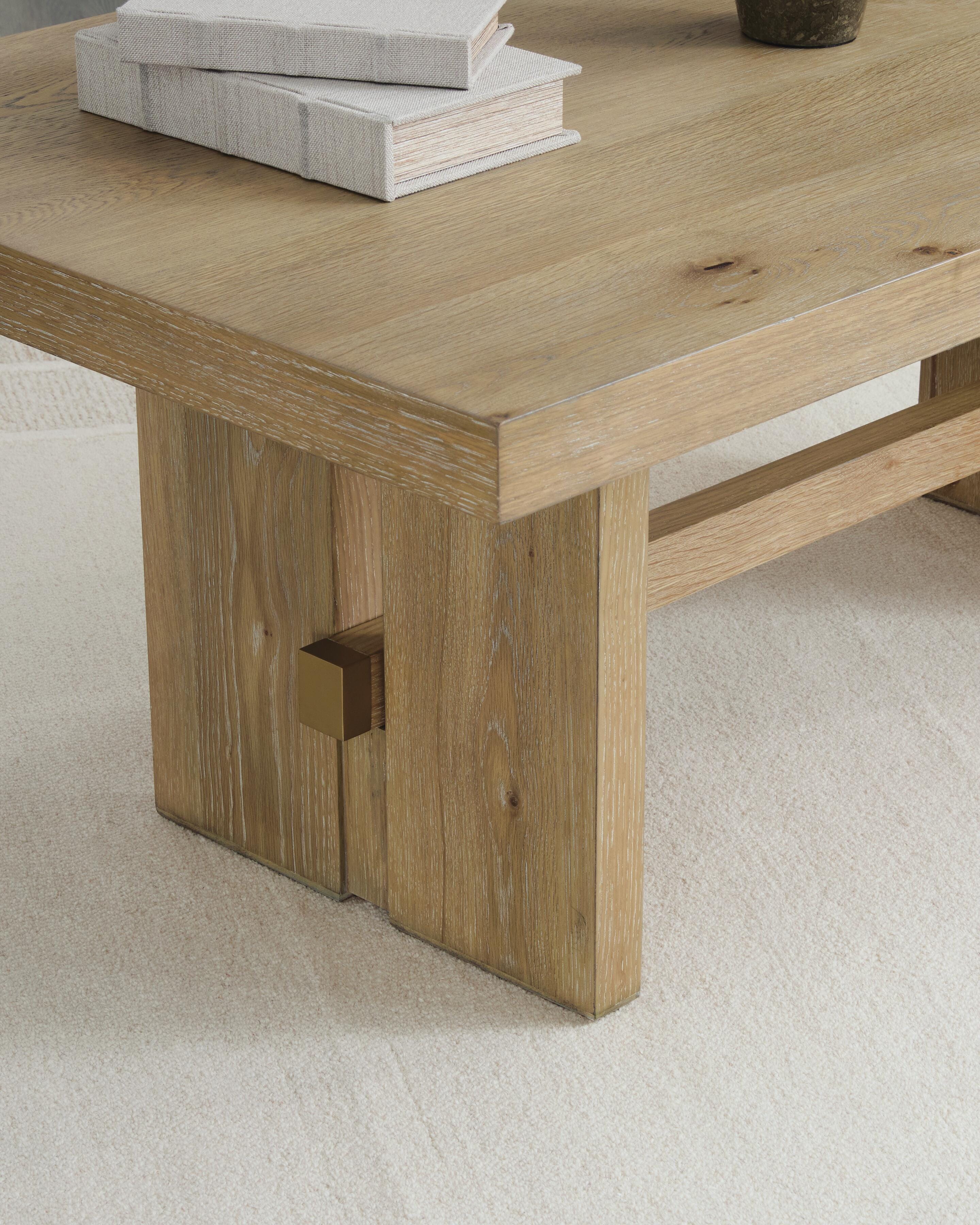 Crendlin Light Brown Coffee Table - Image 5