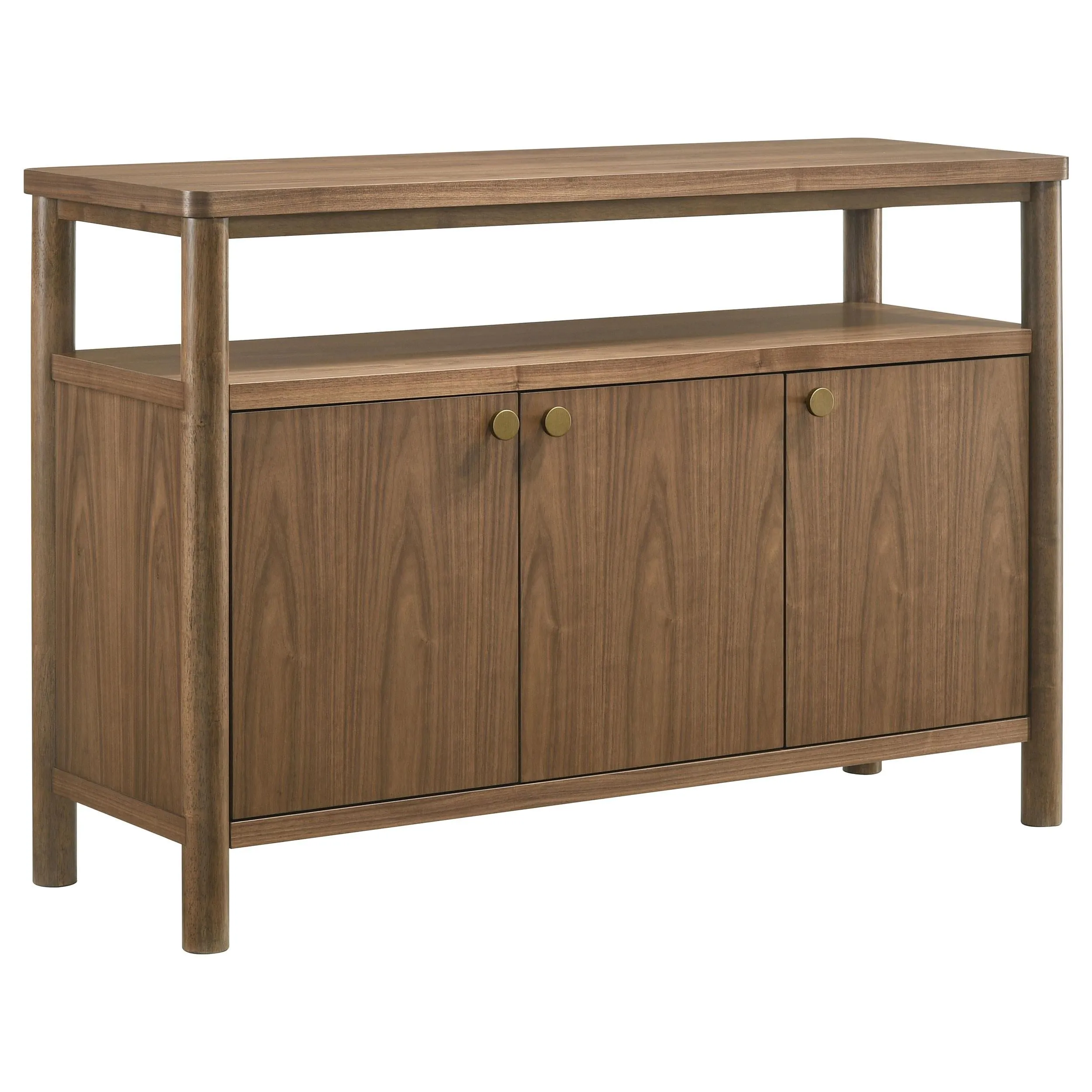 Crestmore Walnut Dining Cabinet Sideboard Buffet - Image 2