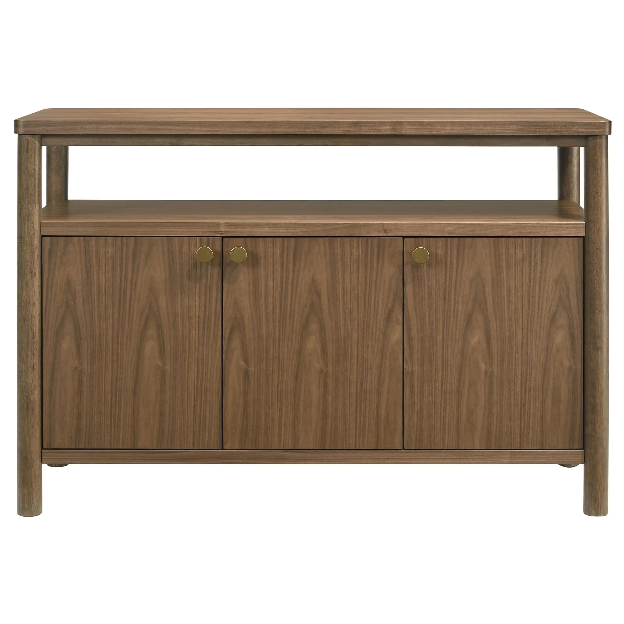 Crestmore Walnut Dining Cabinet Sideboard Buffet - Image 3