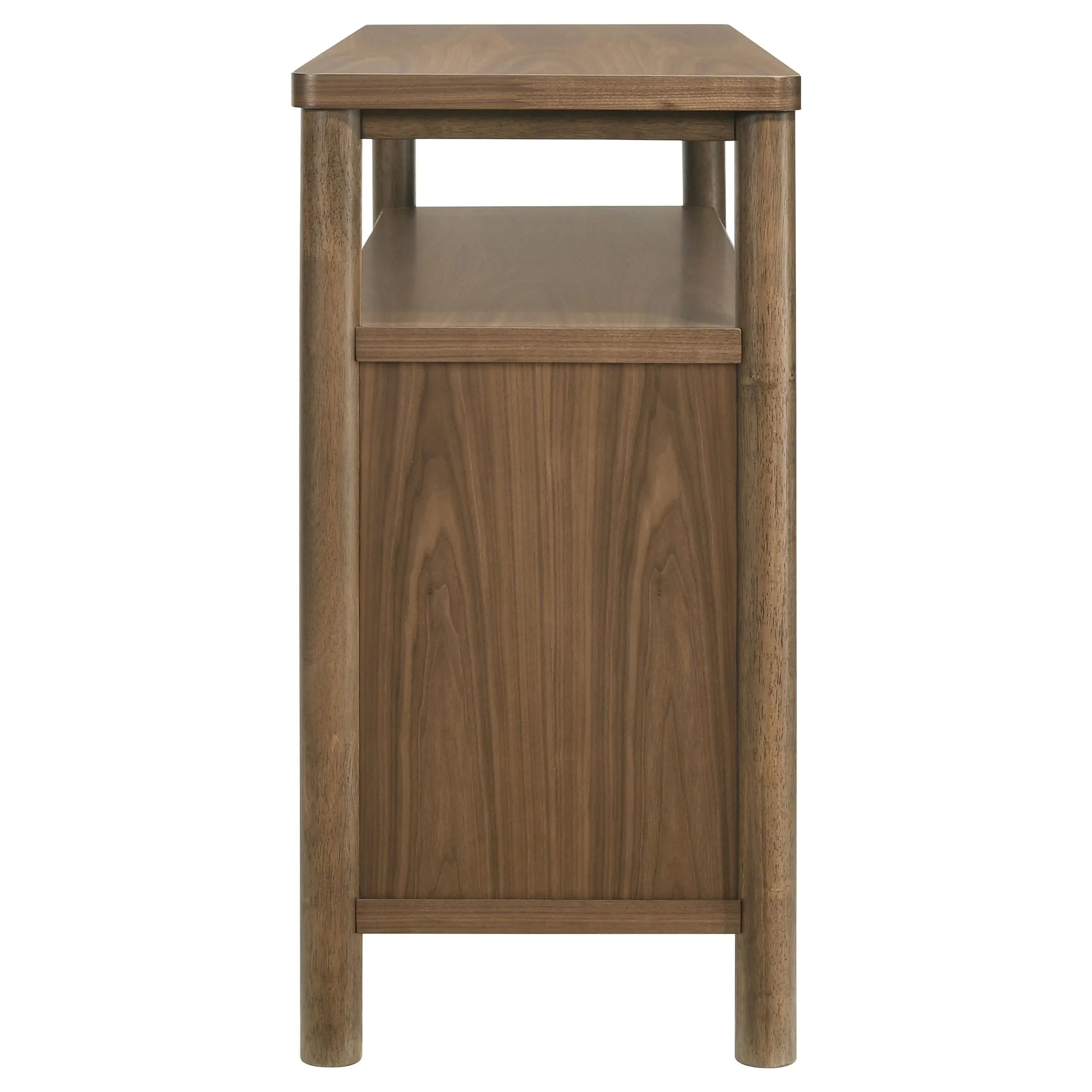 Crestmore Walnut Dining Cabinet Sideboard Buffet - Image 8