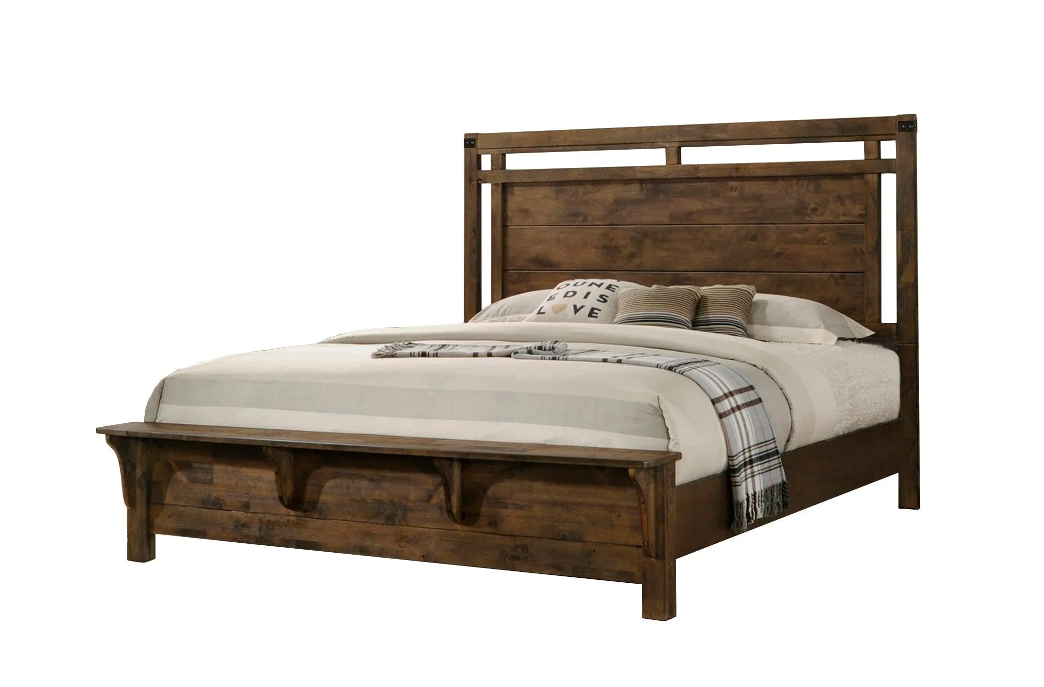 Curtis Brown Panel Bedroom Set - Image 2