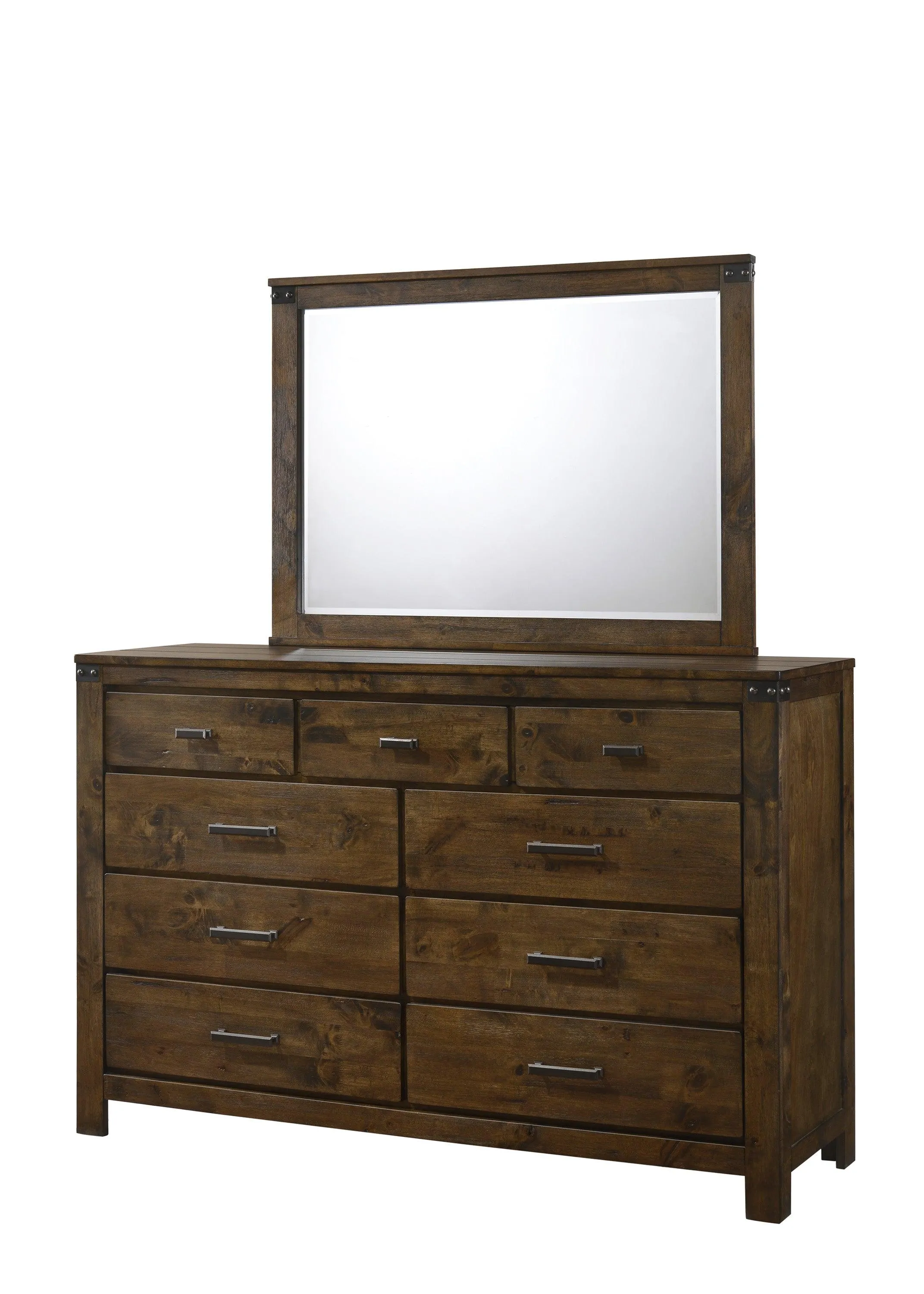 Curtis Brown Panel Bedroom Set - Image 3