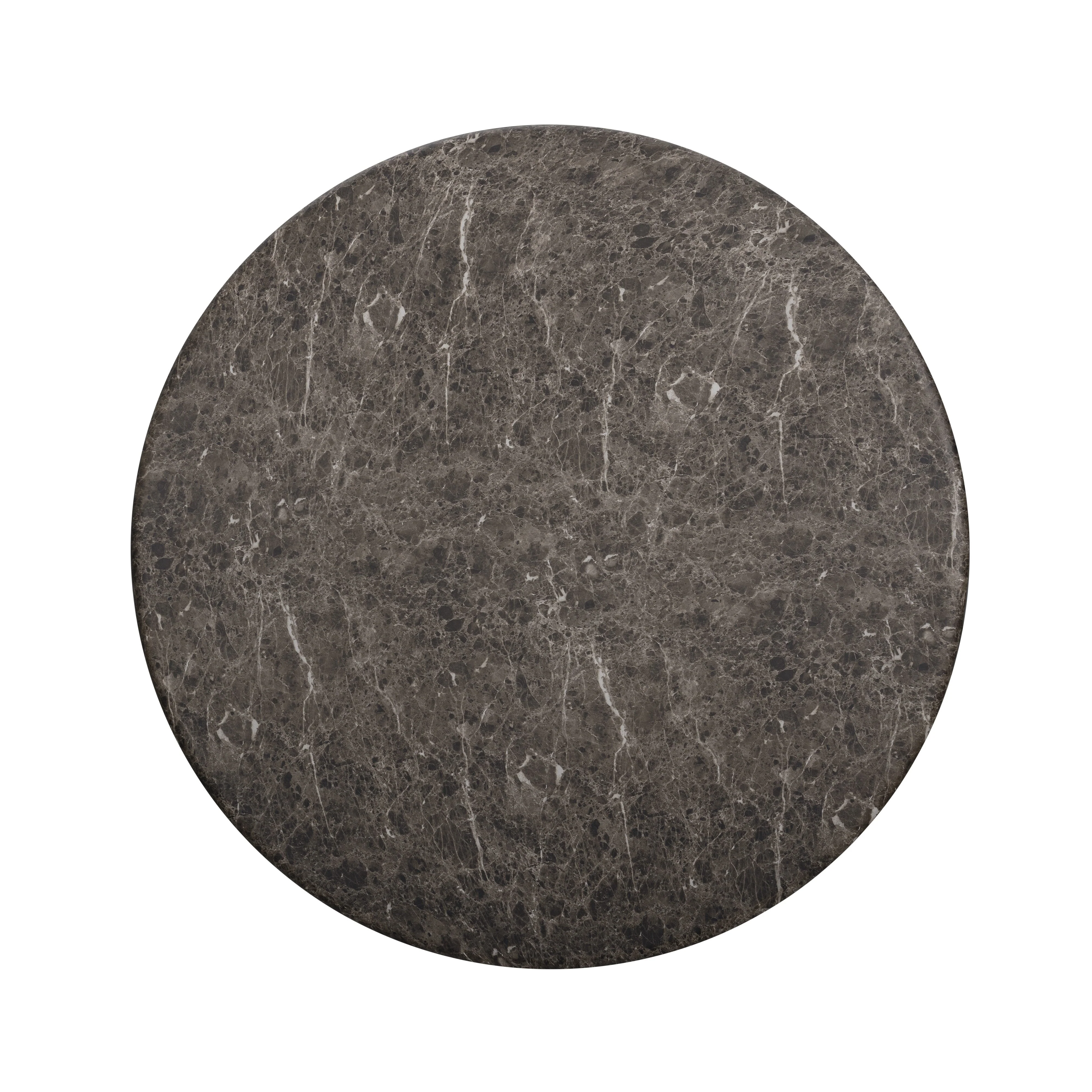 Cynthia 54" Dark Emperador Faux Marble Indoor/Outdoor Dining Table - Image 4
