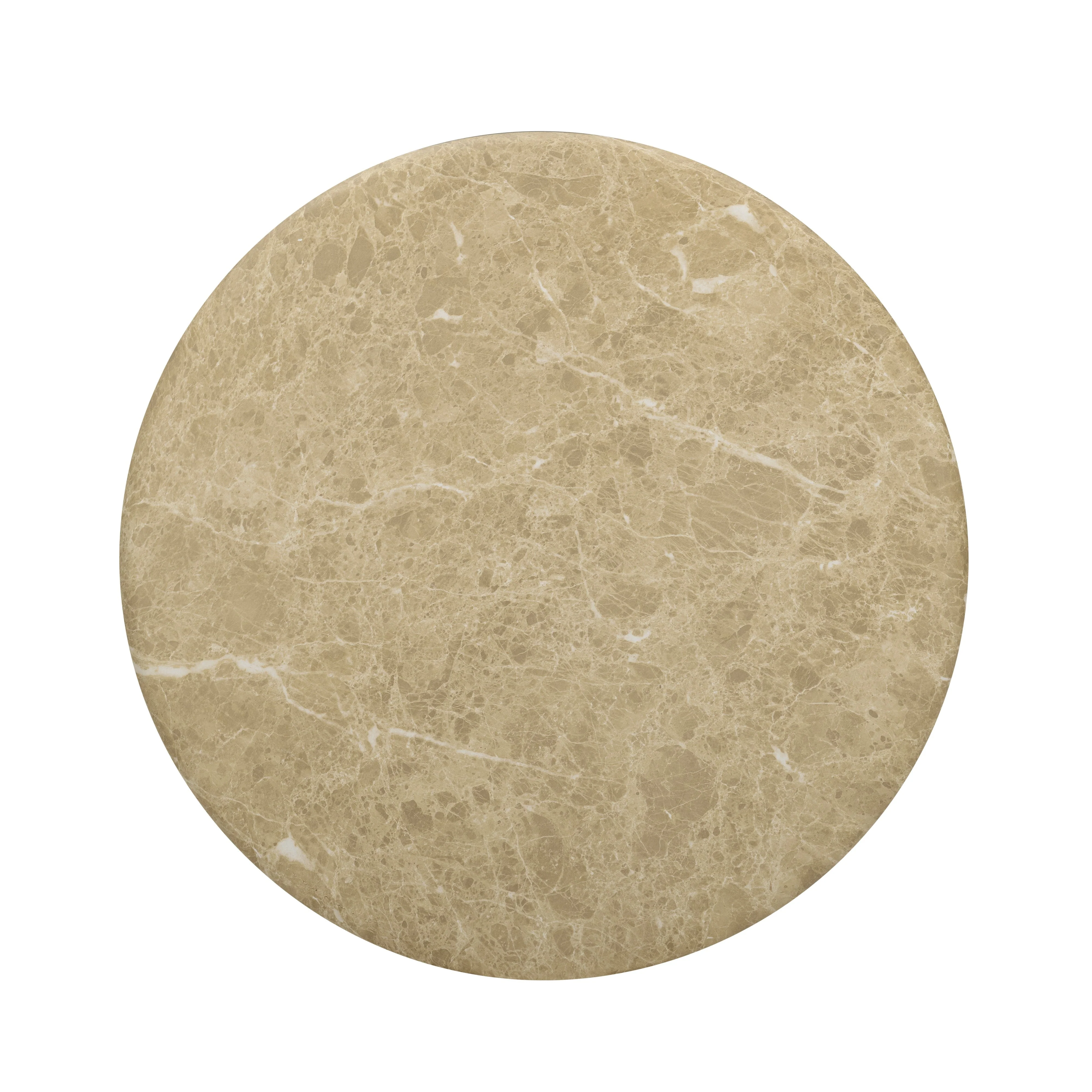 Cynthia Light Emperador Faux Marble Indoor/Outdoor Side Table - Image 4