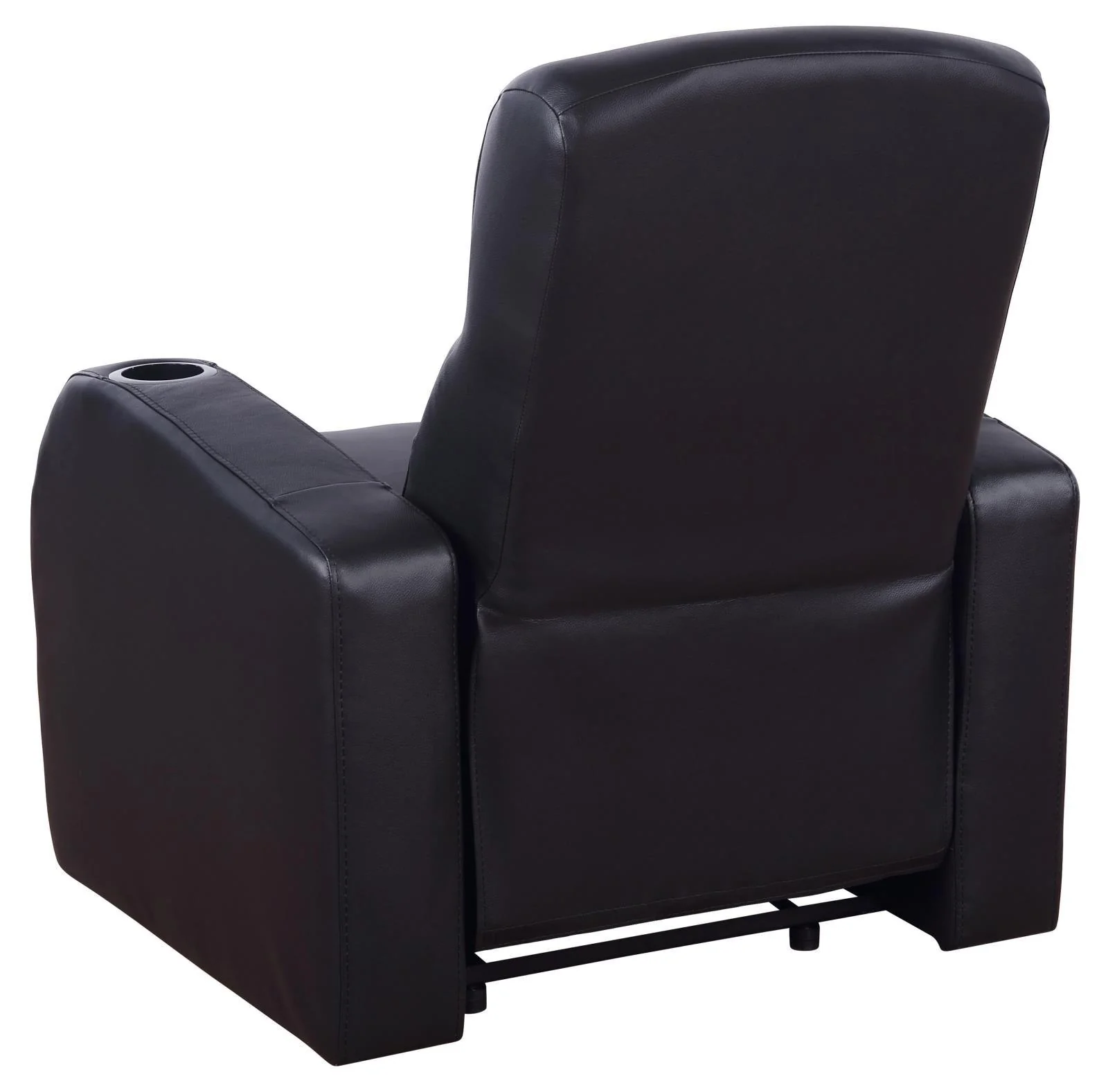 Cyrus Black Upholstered 9-Piece Reclining Living Room Set - Image 5