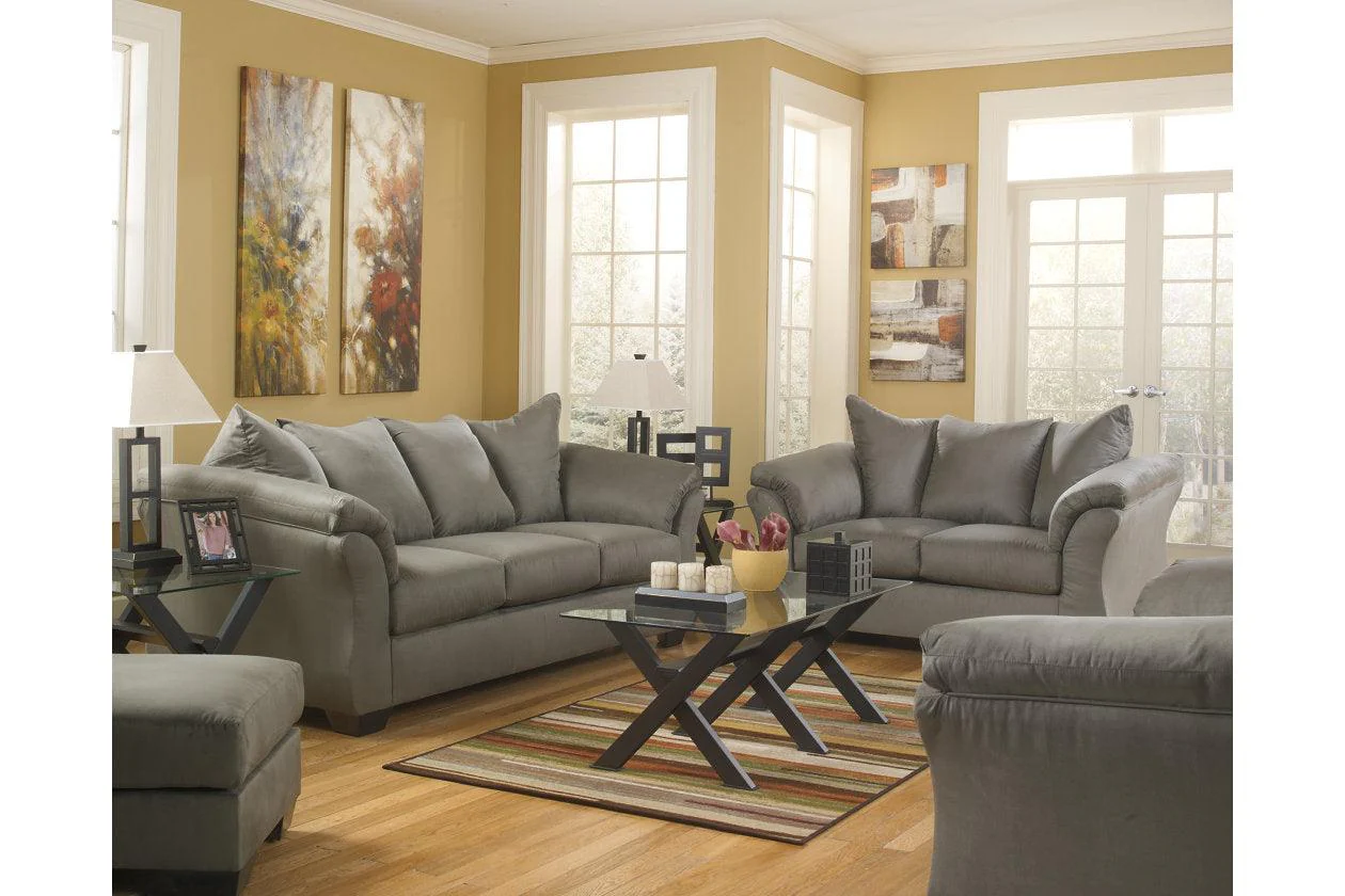Darcy Cobblestone Loveseat - Image 10