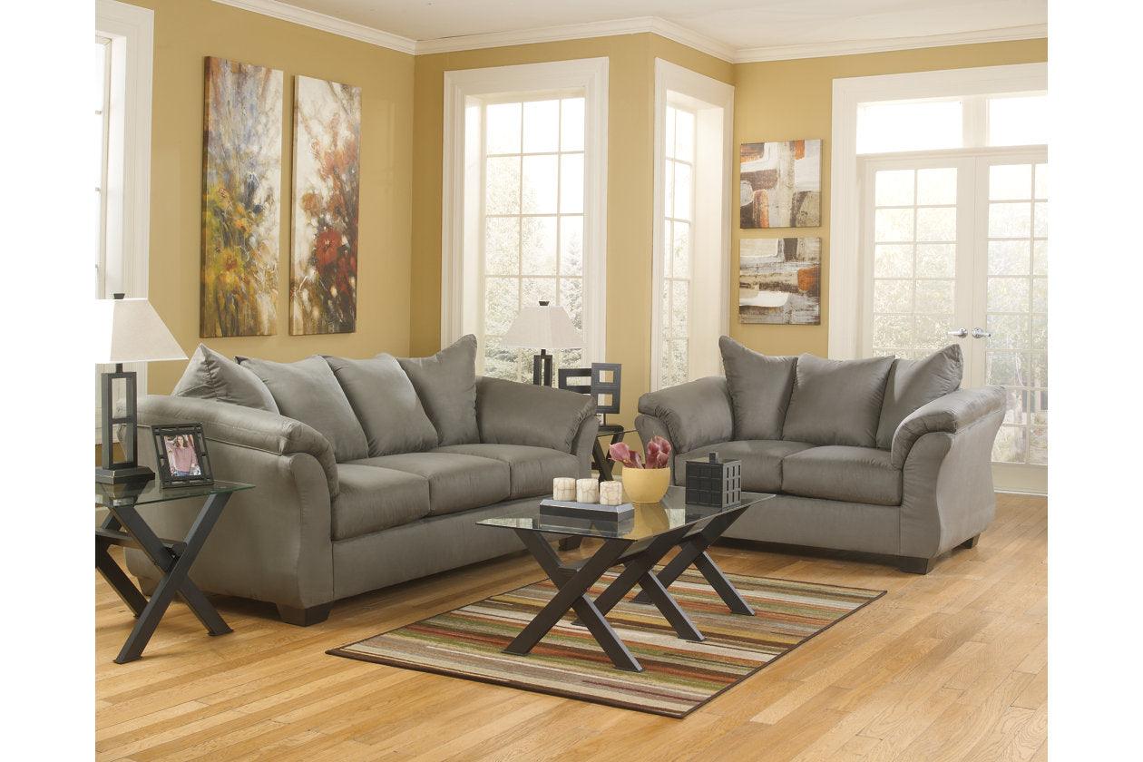 Darcy Cobblestone Loveseat - Image 11