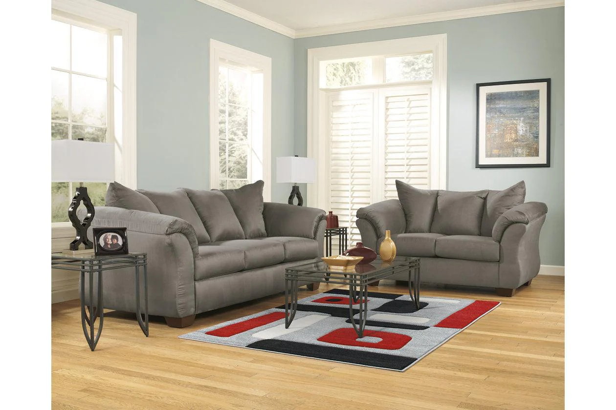 Darcy Cobblestone Loveseat - Image 16