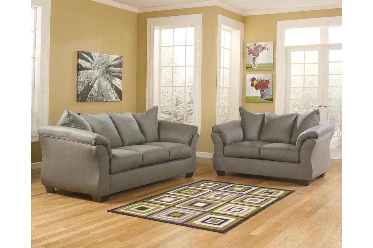 Darcy Cobblestone Loveseat - Image 2