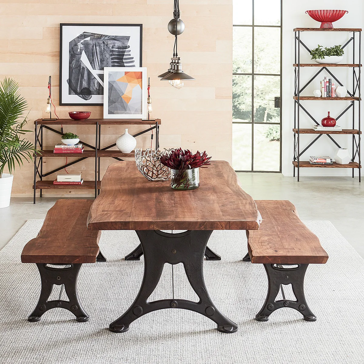 Organic Forge 70" Bench in Raw Walnut - Image 4