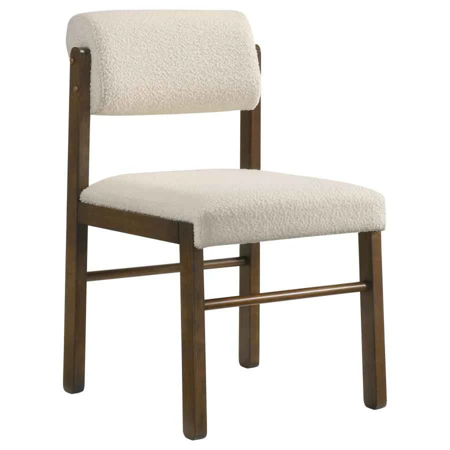 Decker Cream/Walnut 7-piece 82-inch Rectangular Dining Set - Image 7