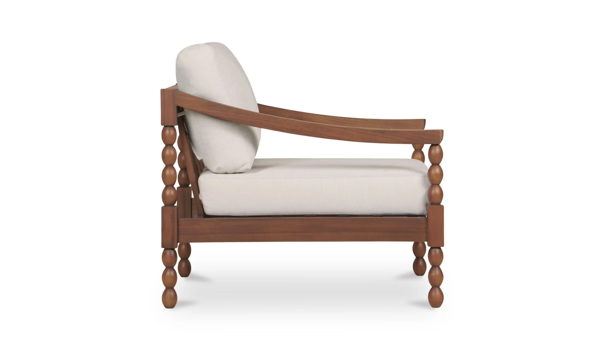 Delilah Outdoor Accent Chair Brown - Image 3