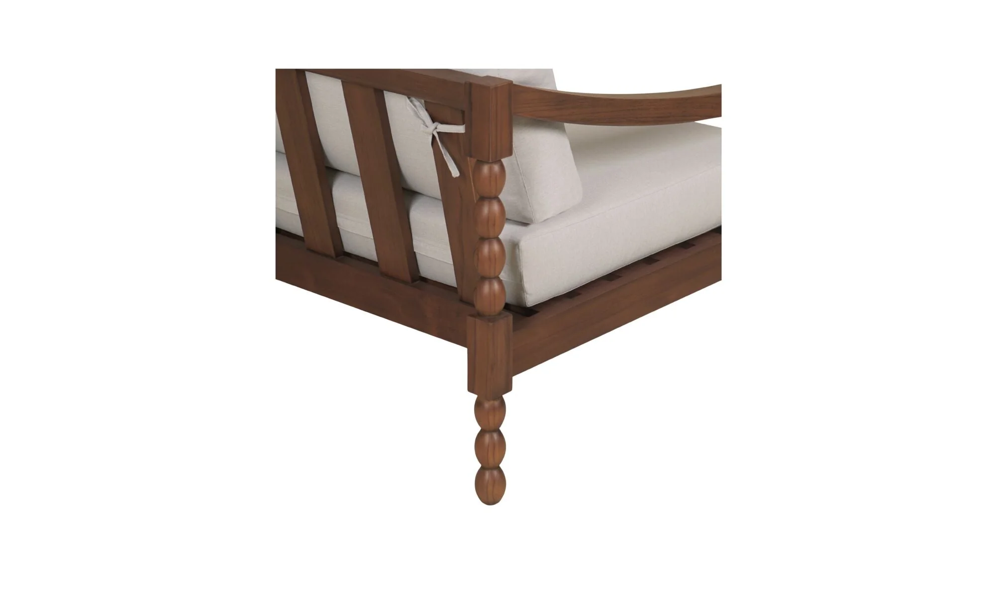 Delilah Outdoor Accent Chair Brown - Image 7