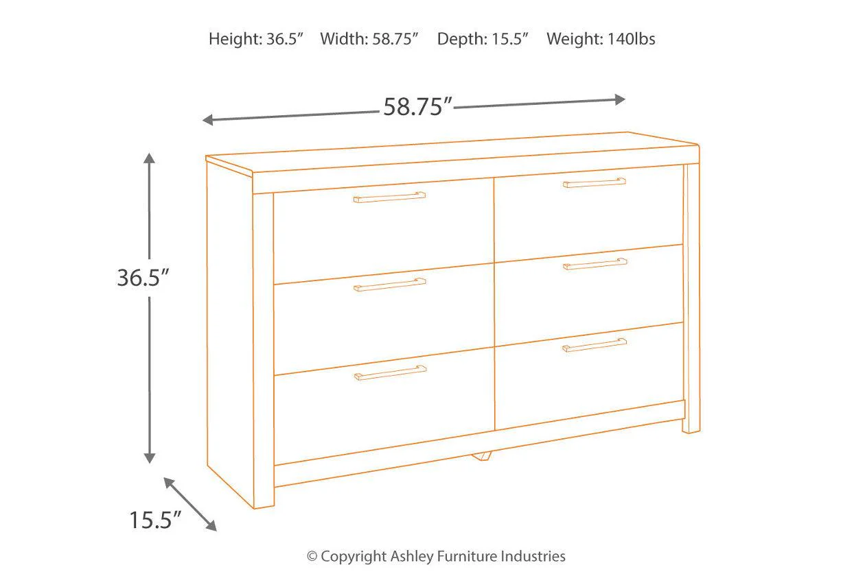 Derekson Multi Gray Dresser - Image 3