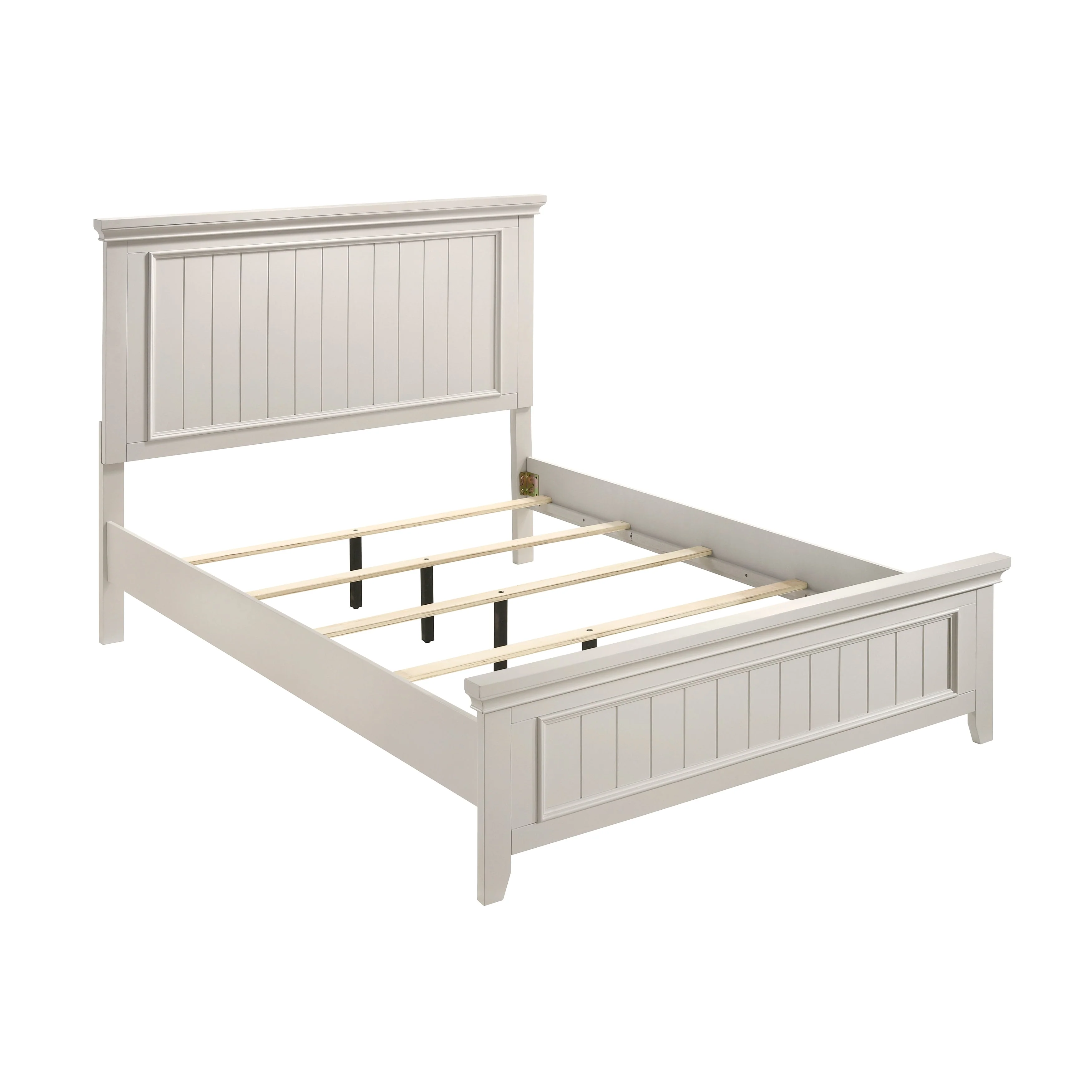 Donahue White King Panel Bed - Image 3