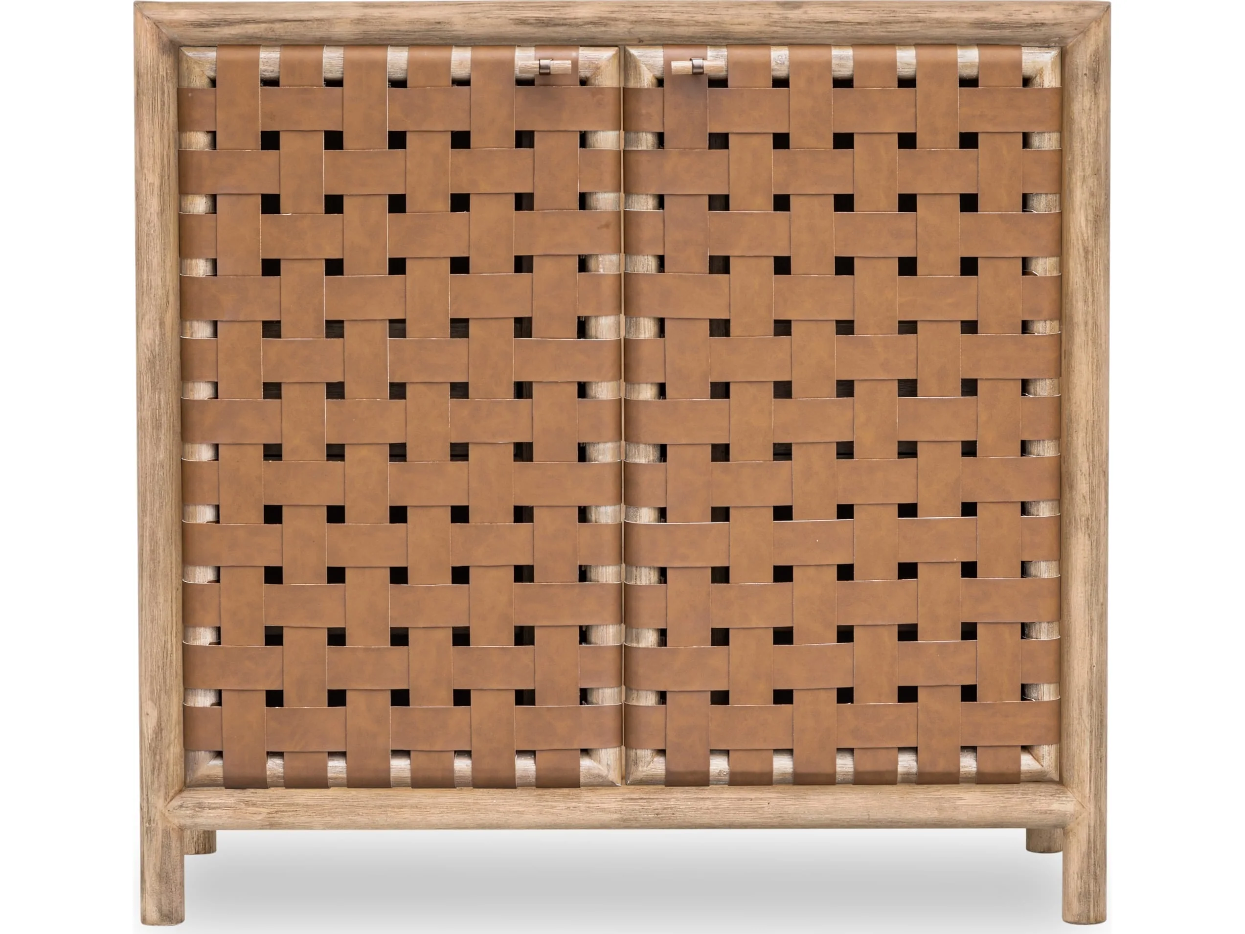 Dorsey Granola Woven Bar Cabinet