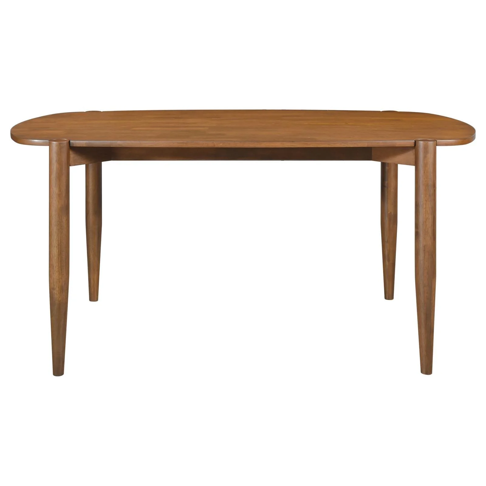 Dortch Walnut 5-Piece Oval Solid Wood Dining Set - Image 3