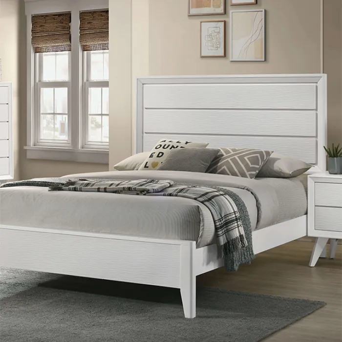 Dortmund White 5-Piece Queen Bedroom Set - Image 2