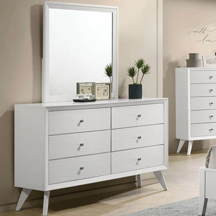 Dortmund White 5-Piece Queen Bedroom Set - Image 5