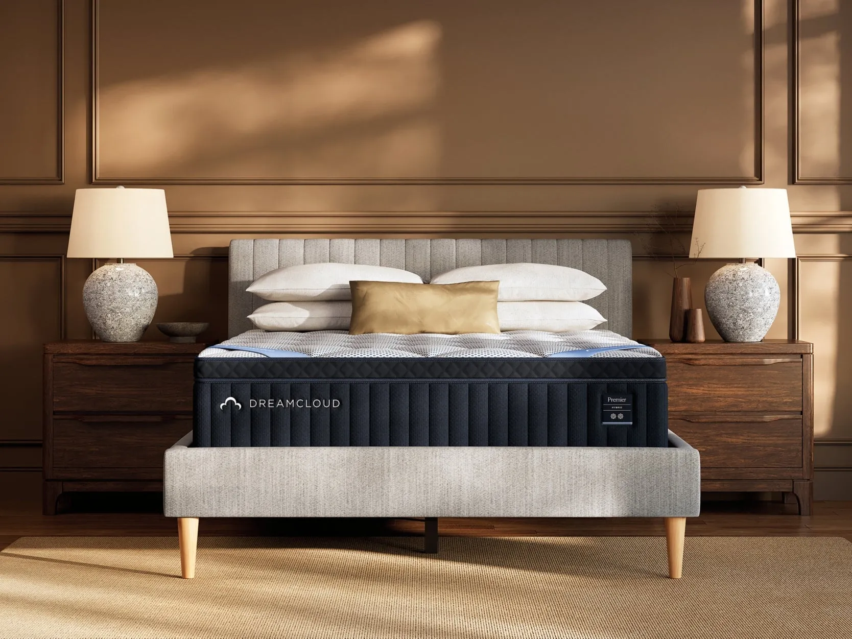 DreamCloud Premier Hybrid Medium White California King Mattress - Image 3