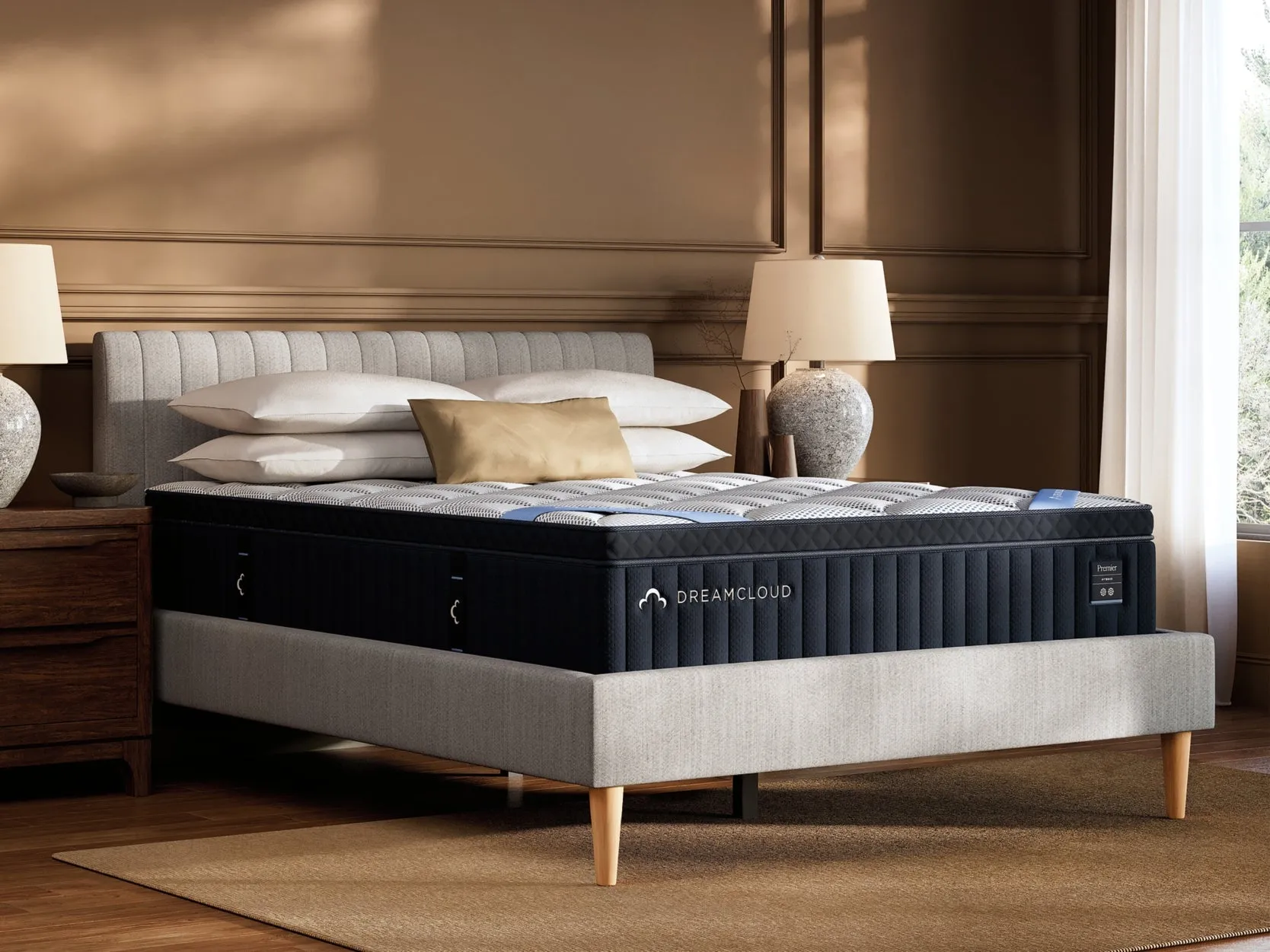 DreamCloud Premier Hybrid Medium White Full Mattress - Image 2