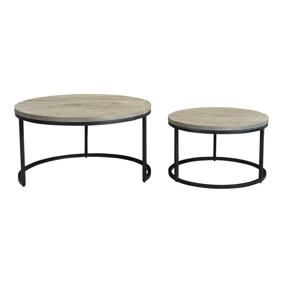 Drey Round Nesting Coffee Tables Set Of 2 - Image 4