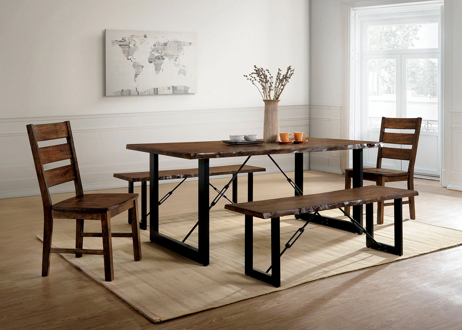 Dulce Walnut Side Chair - Image 2