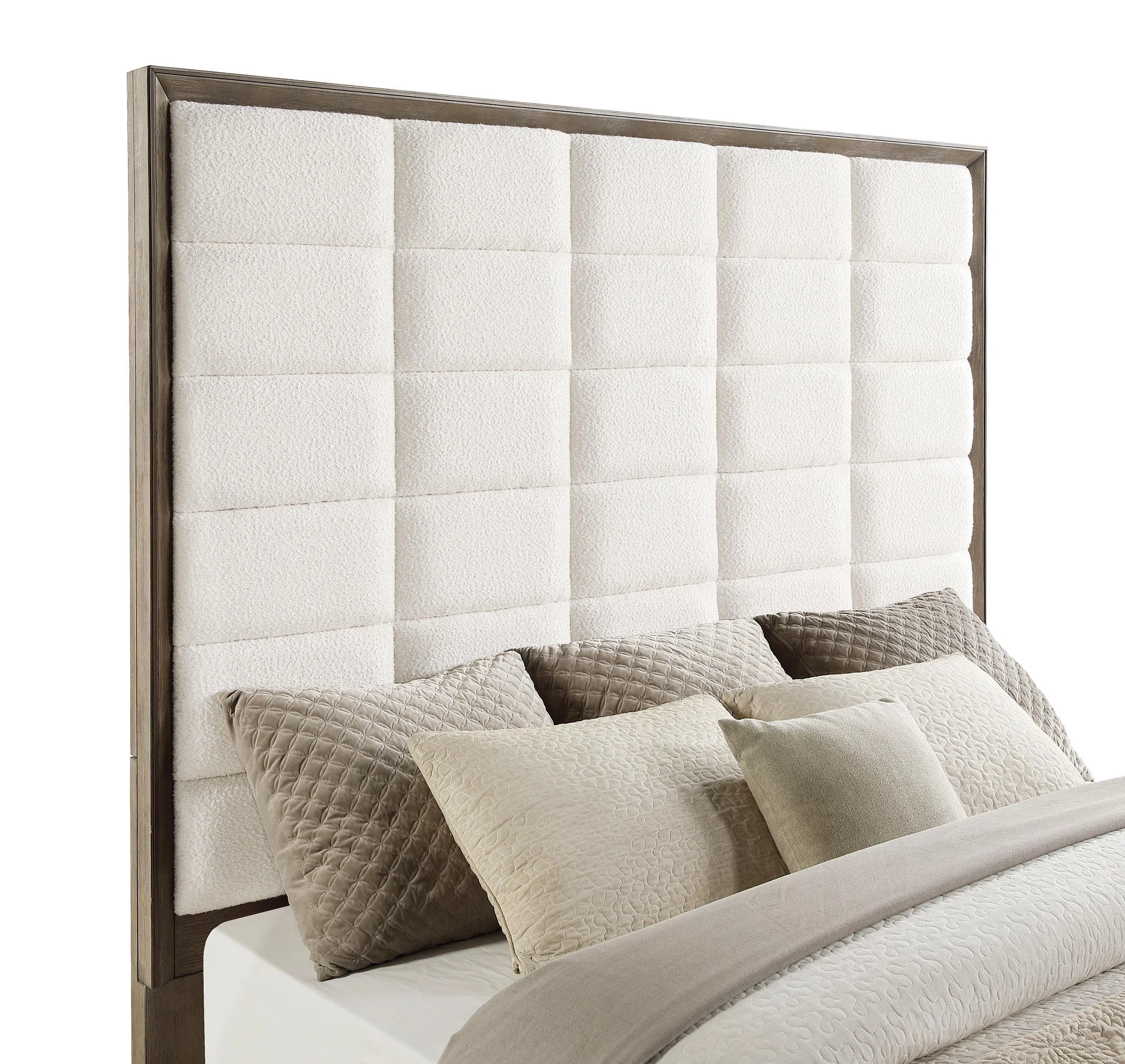 Durango Washed Oak 77-inch Queen Panel Bed - Image 5