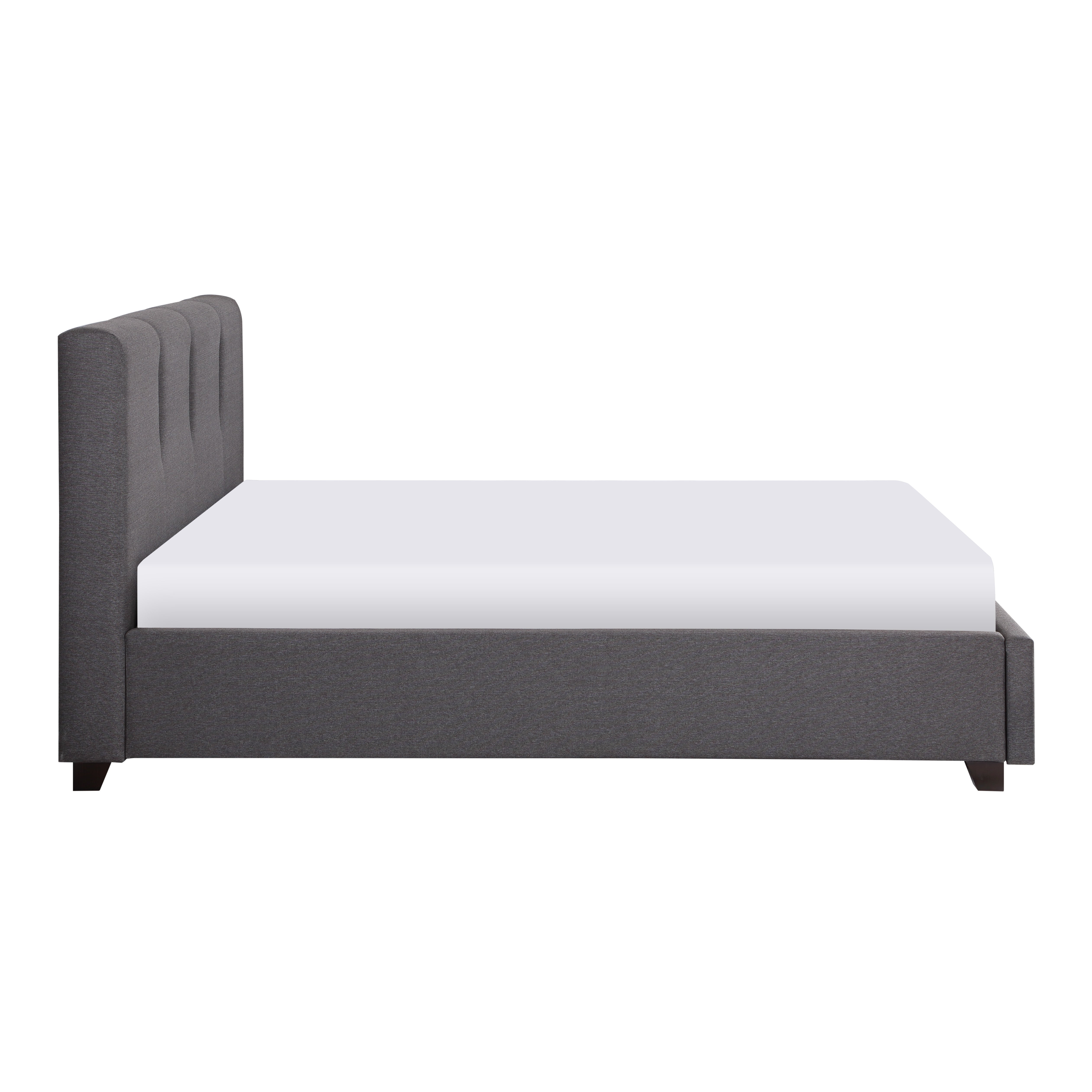 Aitana Graphite Eastern King Platform Bed with Storage Footboard - Image 7