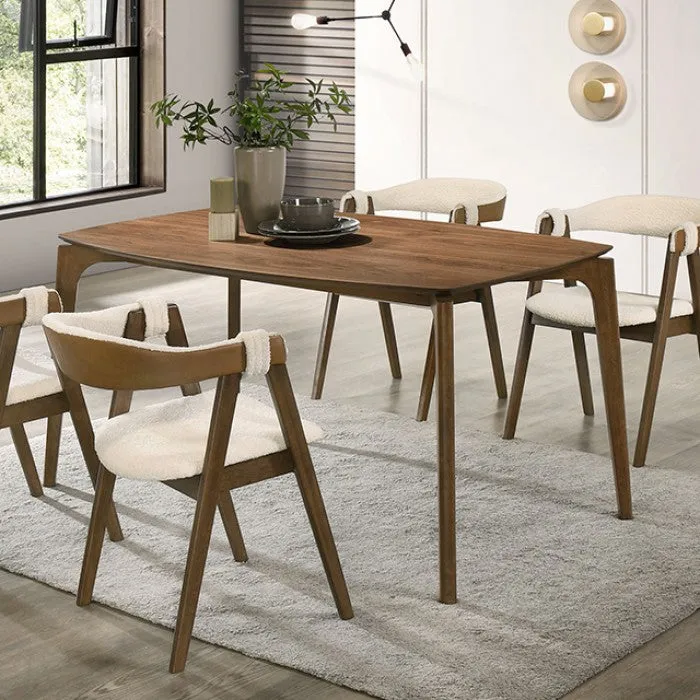 Ebikon Walnut 5-Piece Dining Room Set - Image 2