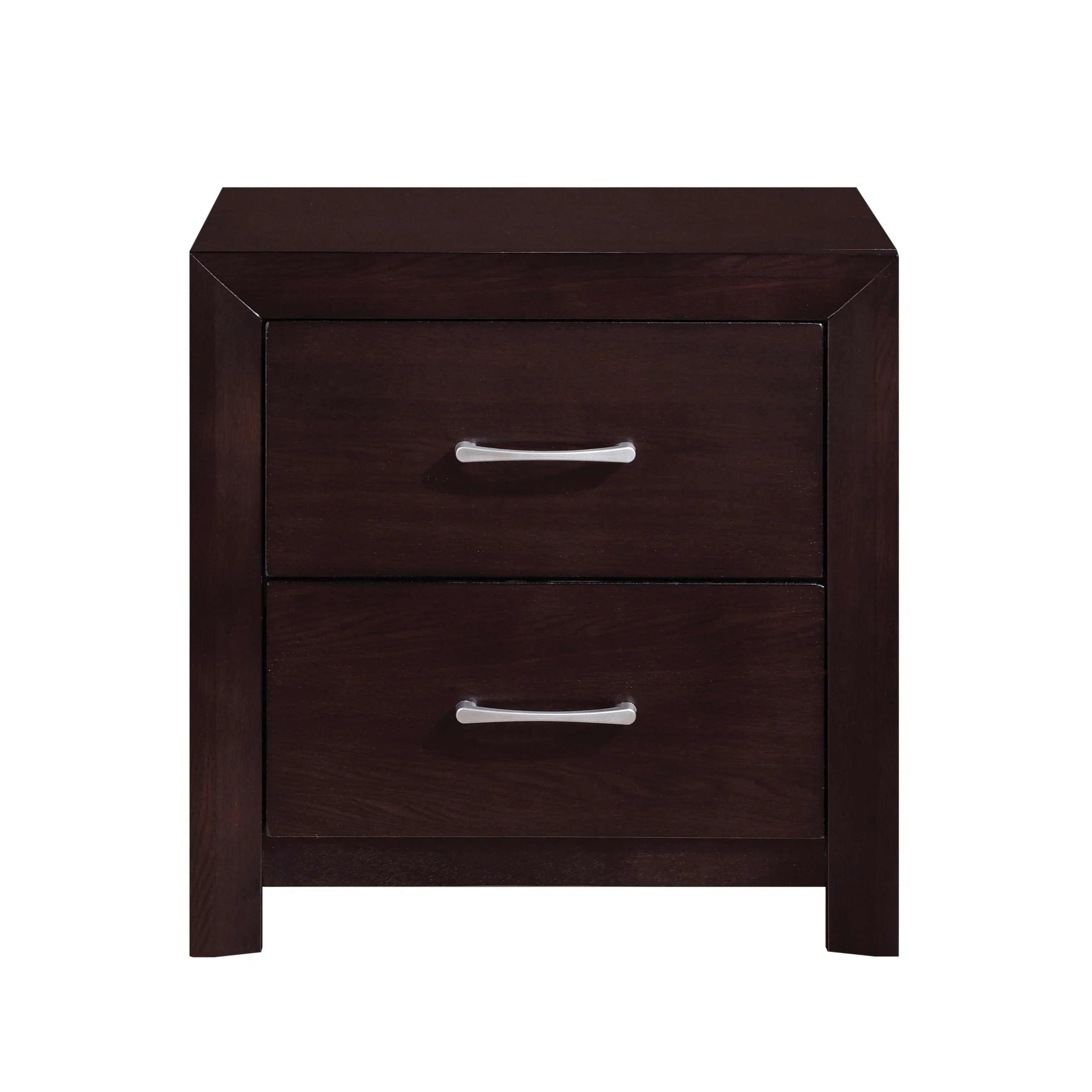 Edina Espresso Upholstered Panel Bedroom Set - Image 4