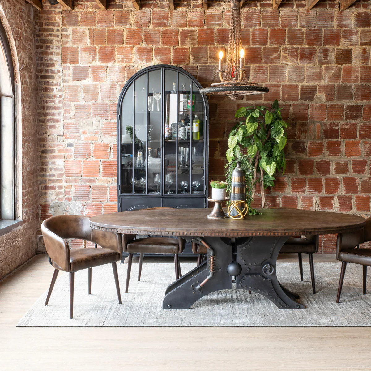 Eiffel 94" Oval Dining Table - Image 5
