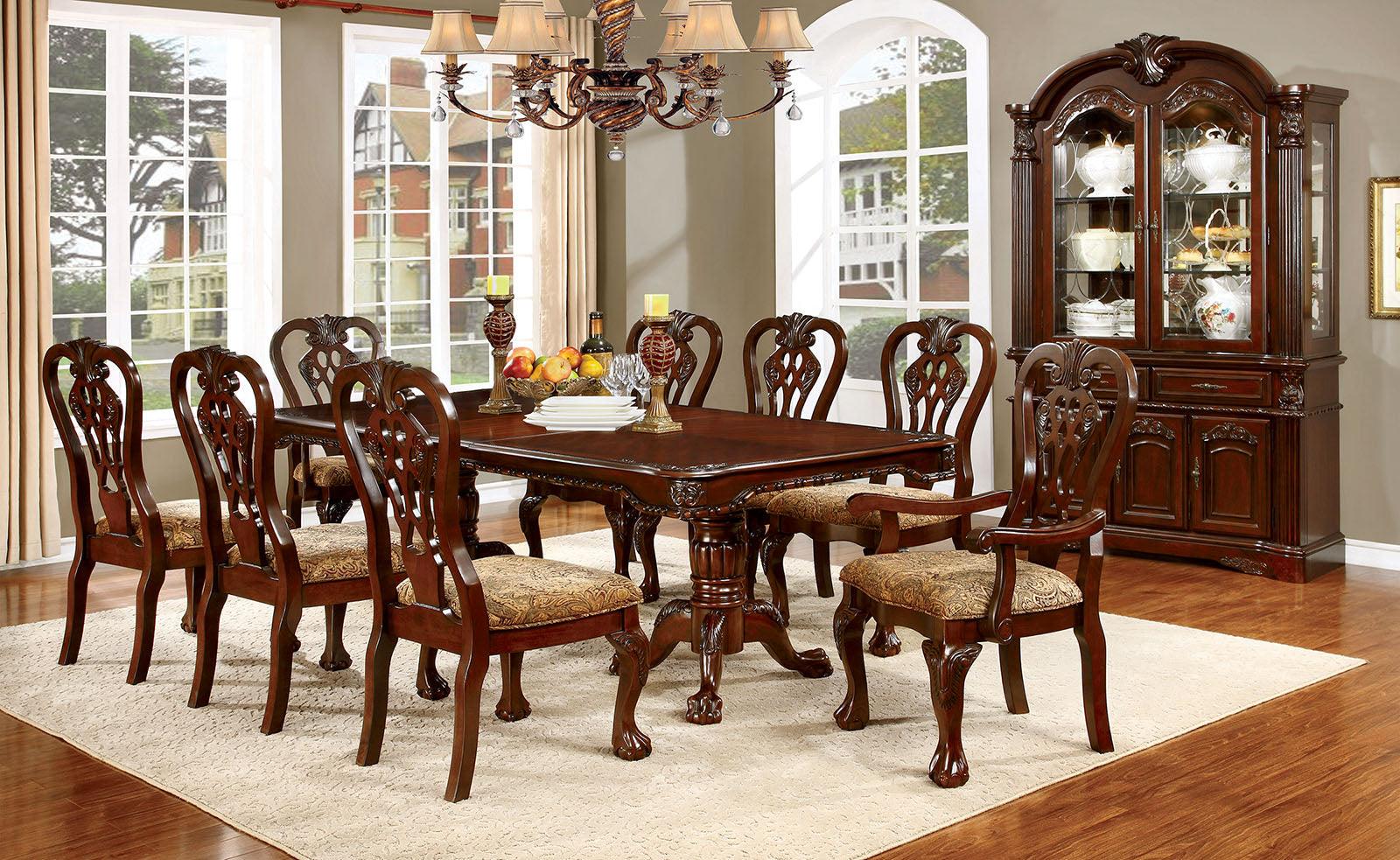 Elana Brown Cherry Dining Table Only