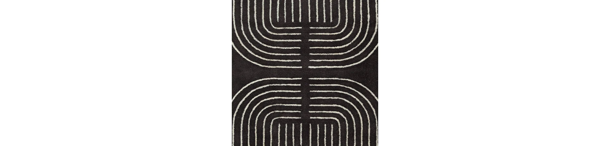 Eldonmore Black/Ivory Medium Rug - Image 7