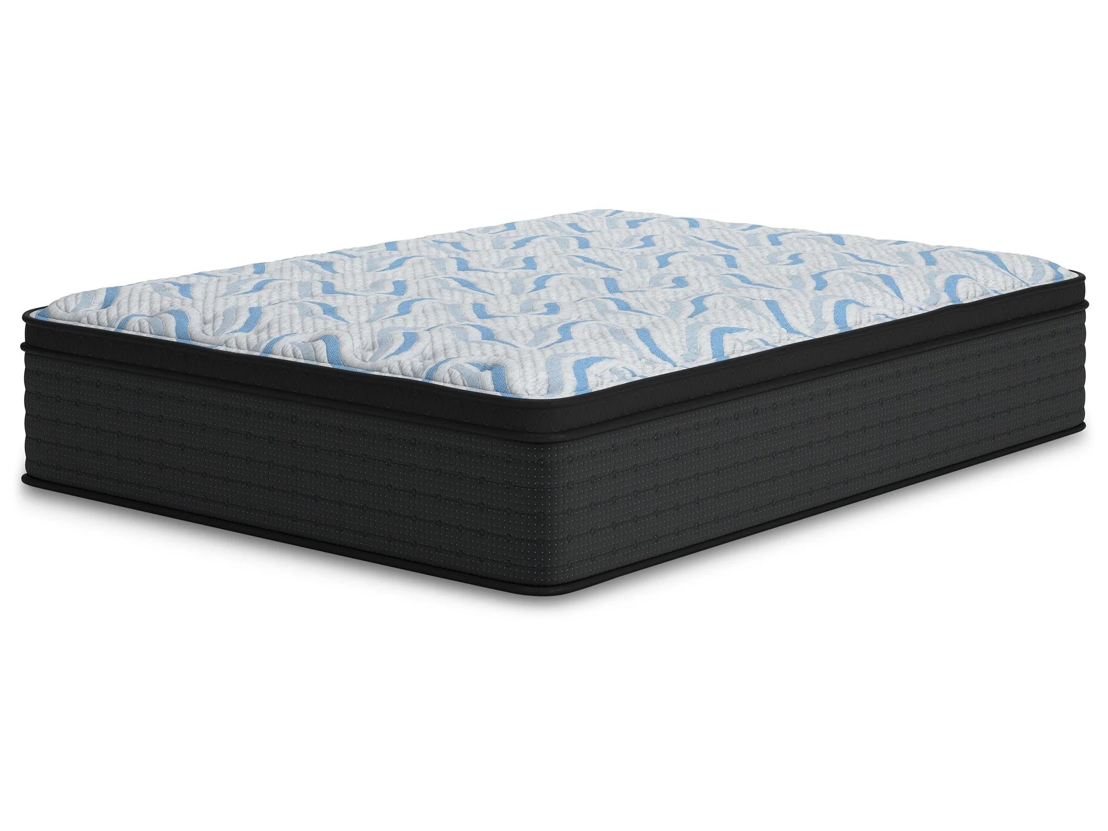 Elite Springs Plush Gray/Blue Twin Mattress