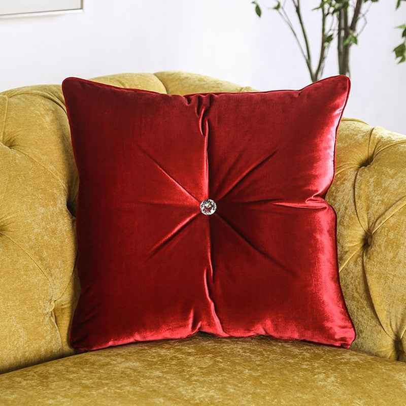 Eliza Royal Yellow/Red Loveseat - Image 2