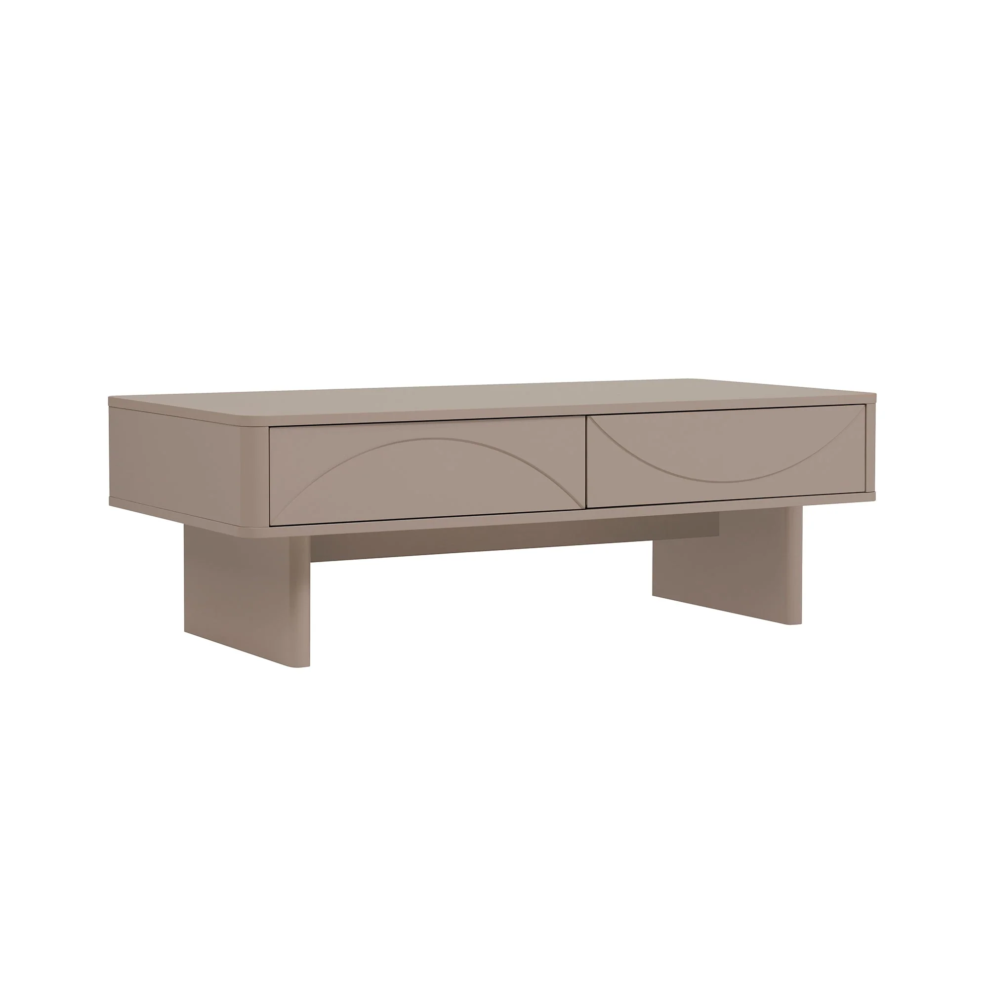 Ella 47.2" Coffee Table in Mocha - Image 6